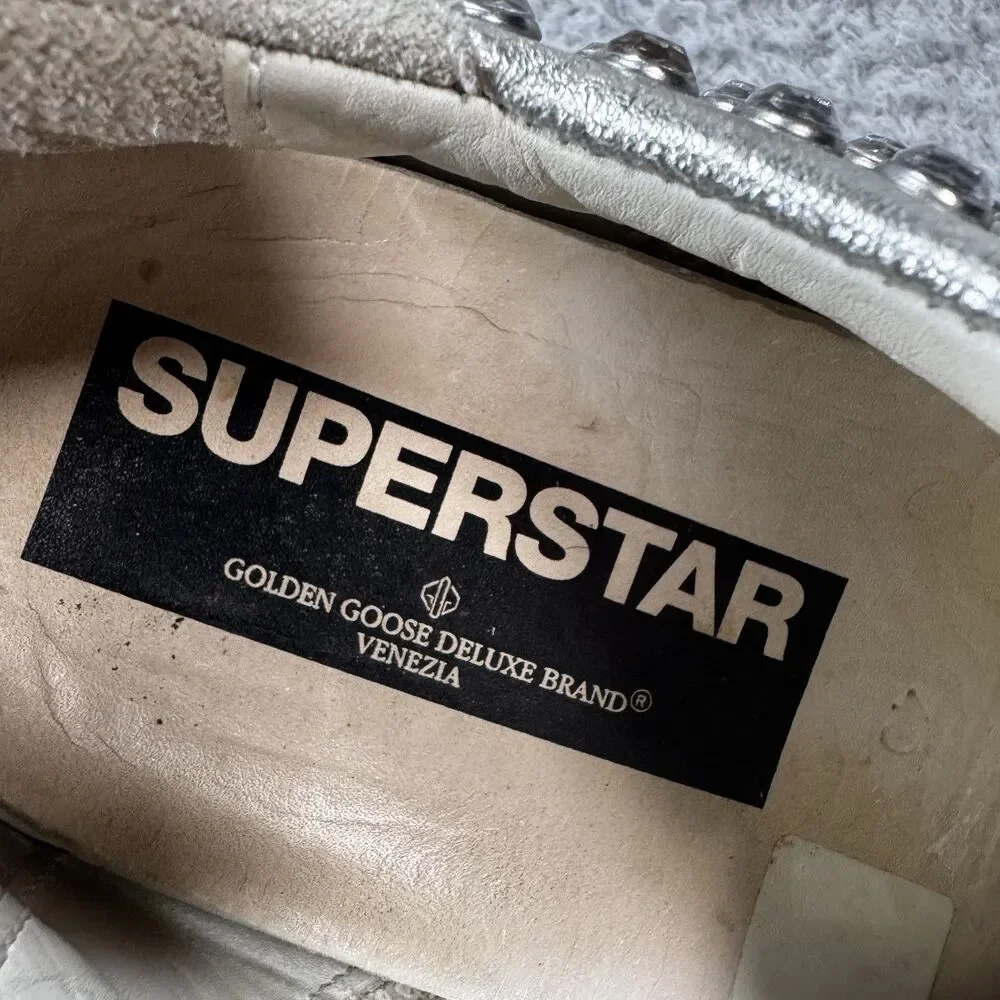 Golden Goose | RARE Rhinestone Sneakers Size 40/9 - Picture 3 of 9
